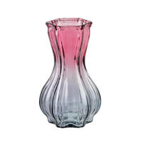VASE Serenite Grau 6,5x8,5xh15 cm Glas - Grau, Glas (15cm) - Mondex