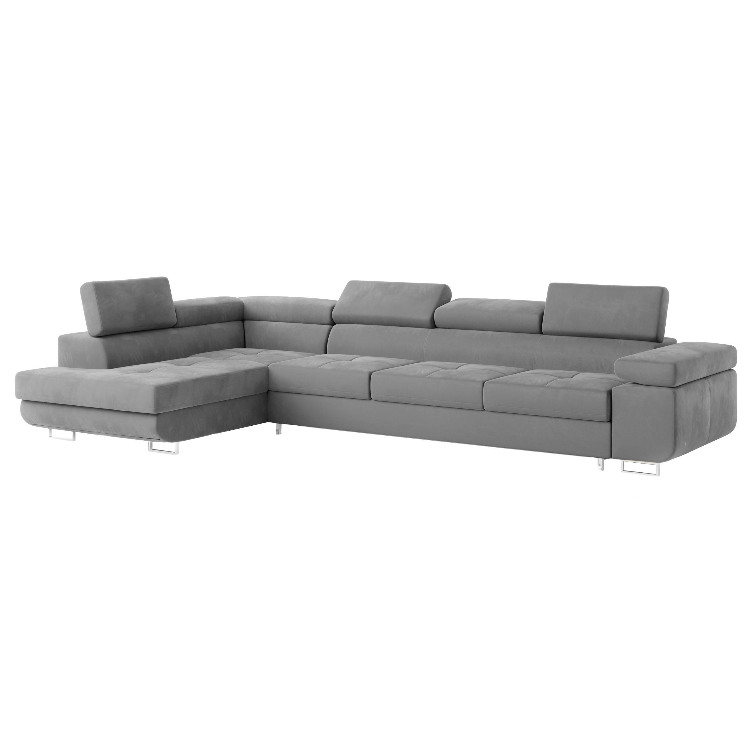 Masseno Ecksofa Grau 346x202 cm