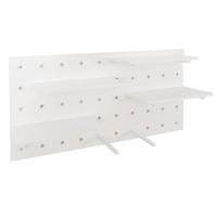 STENSKI PANEL Bel kompletni set - bela, les (50/100/1cm) - MCW