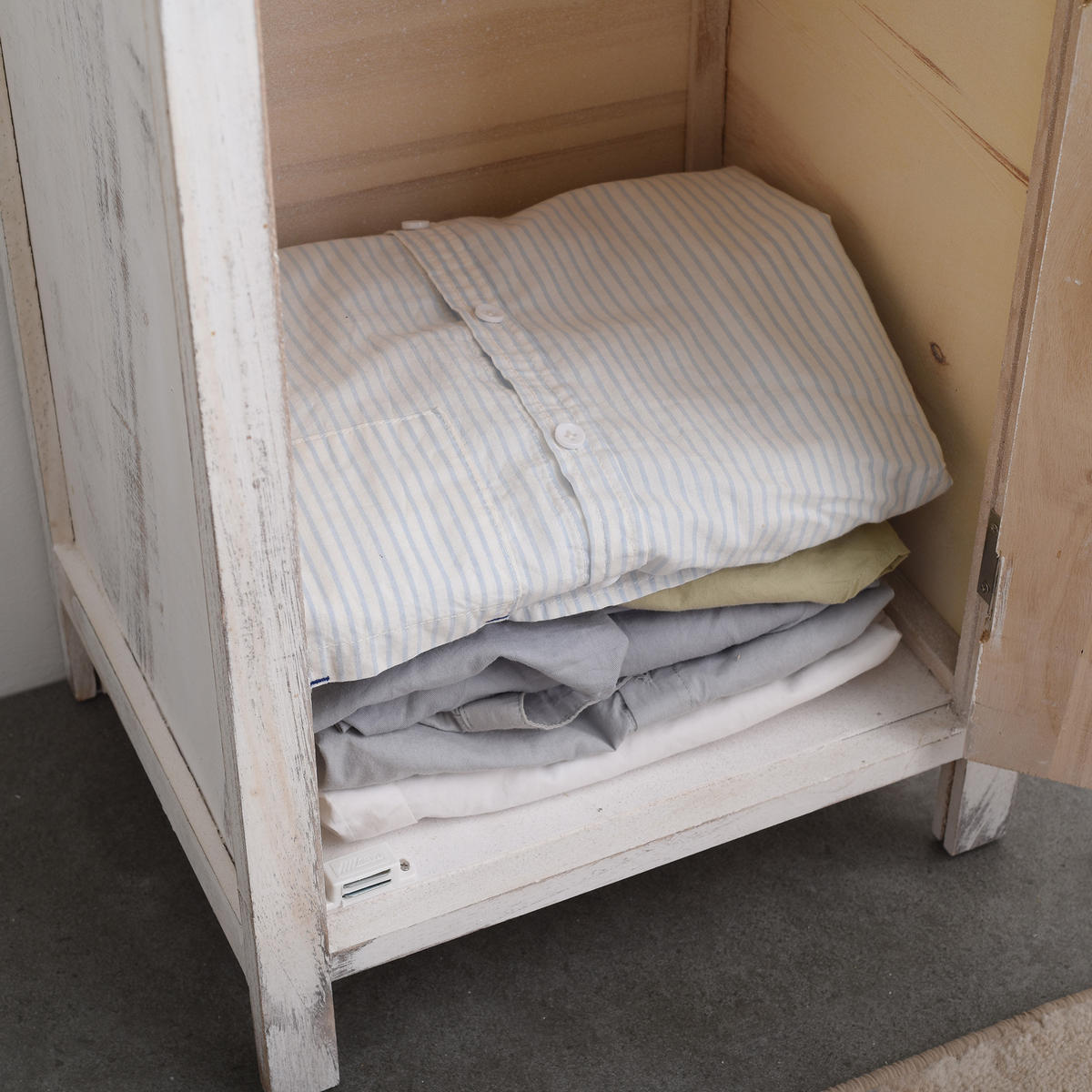 KOMMODE Weiß 30/37/84 cm - Weiß, Holz (30/84/37cm) - Mobili Rebecca