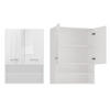 BADEZIMMER-HÄNGESCHRANK POLA MINI DK - WEISS GLÄNZEND - Weiß Hochglanz, Holzwerkstoff (64/90/30cm) - CDF