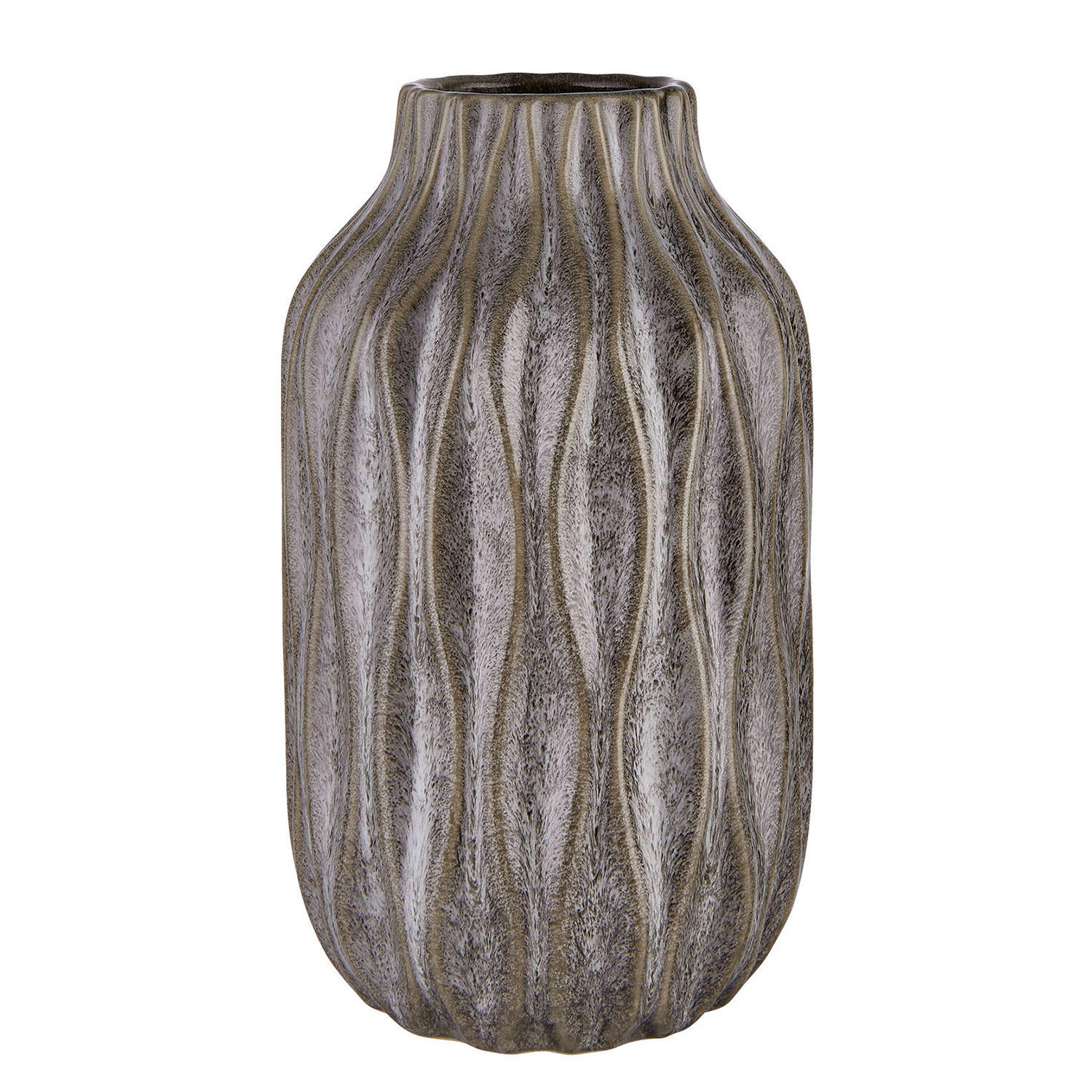 VASE Nordic Sea - Grau, Keramik (12cm) - BUTLERS