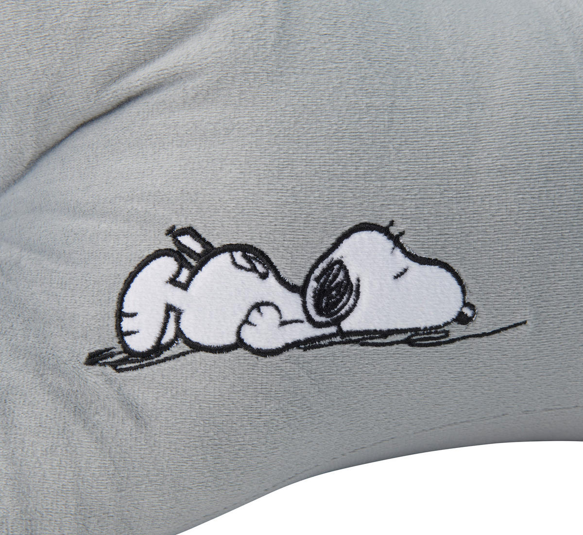 NACKENKISSEN The Peanuts Leseknochen Grau 40 x 20 cm - Grau, Textil (20/40cm) - United Labels