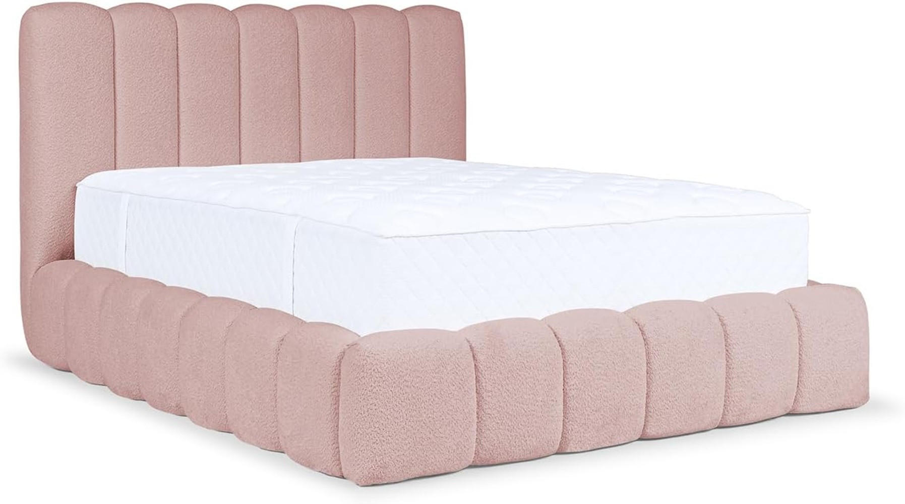 Meblini Polsterbett Rosa 200x200 cm
