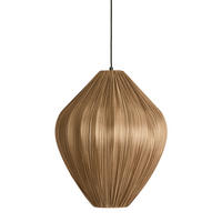 HANGELEUCHTE Verita Bronze 47/47/55 cm - Messingfarben, Textil (47/47/55cm) - Light & Living
