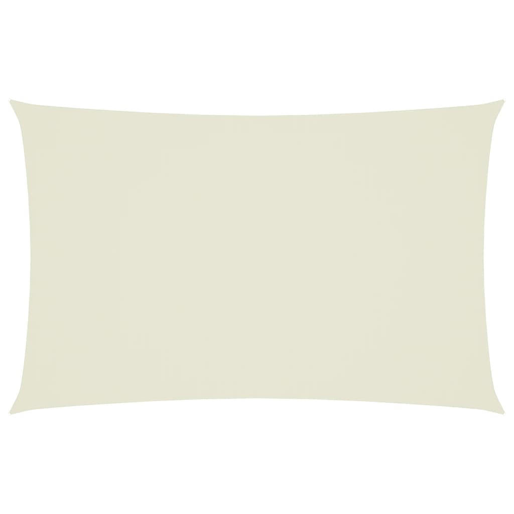 SONNENSEGEL Oxford-Gewebe Rechteckig 2,5x5 m Creme - Creme, Textil (500/250cm) - furnicato