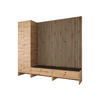 GARDEROBE Balma VI - Braun, Holzwerkstoff (230/206/44cm) - MIRJAN24