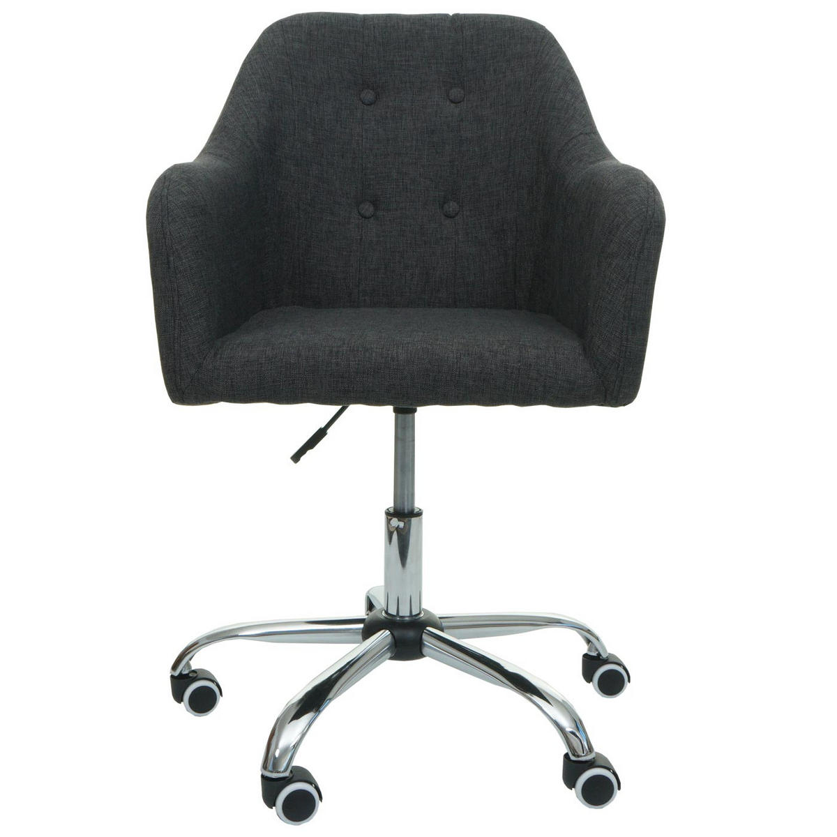 BÜROSTUHL Grau - Grau, Textil (57/95/62cm) - MCW