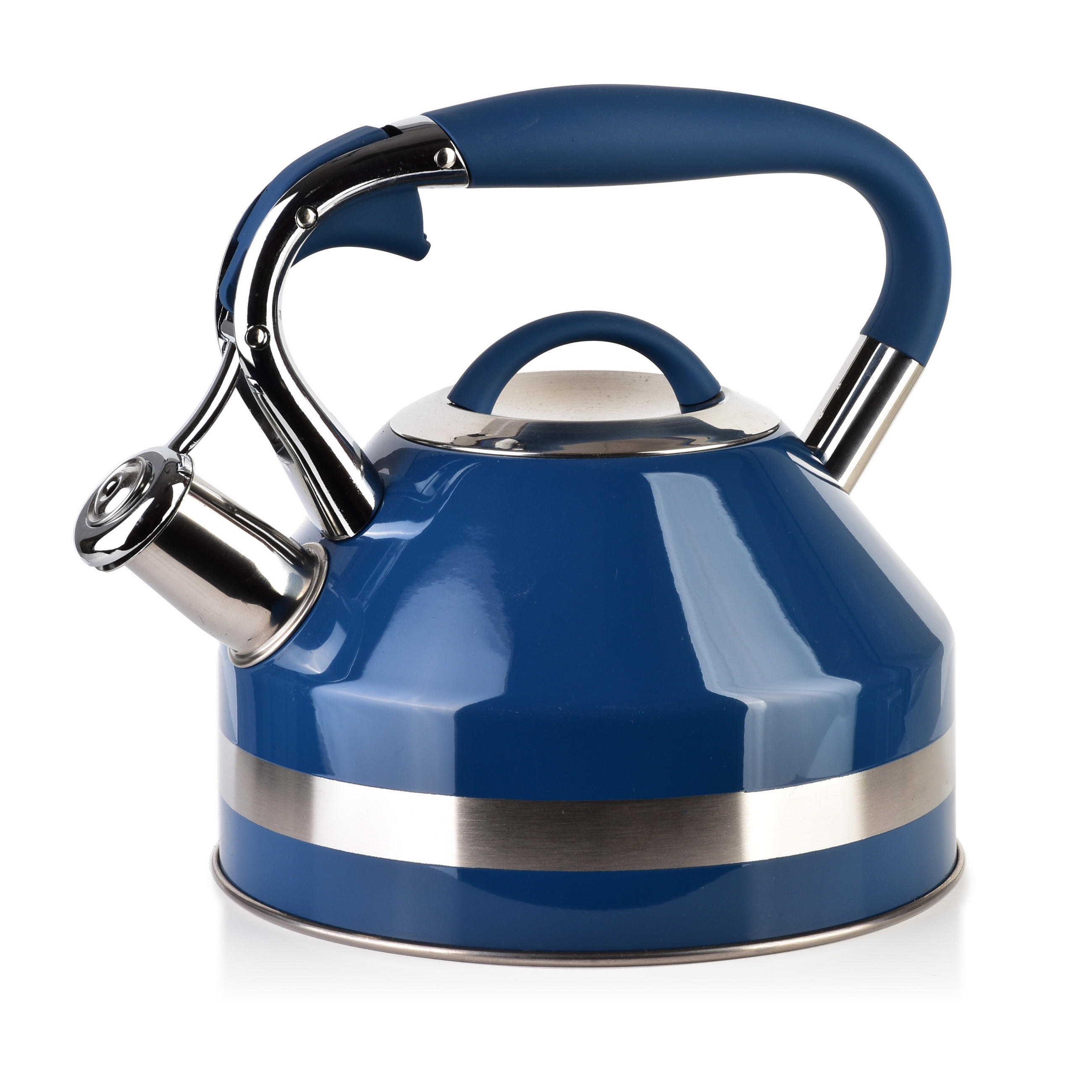 WASSERKESSEL Georg Blau 19.5/19.5/22 cm Metall - Blau, Metall (19.5cm) - Mondex