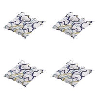SITZKISSEN Blaze - Mehrfarbig - 46/46/8 cm - 4er-Set - Multicolor, Textil (46/8/46cm) - Madison