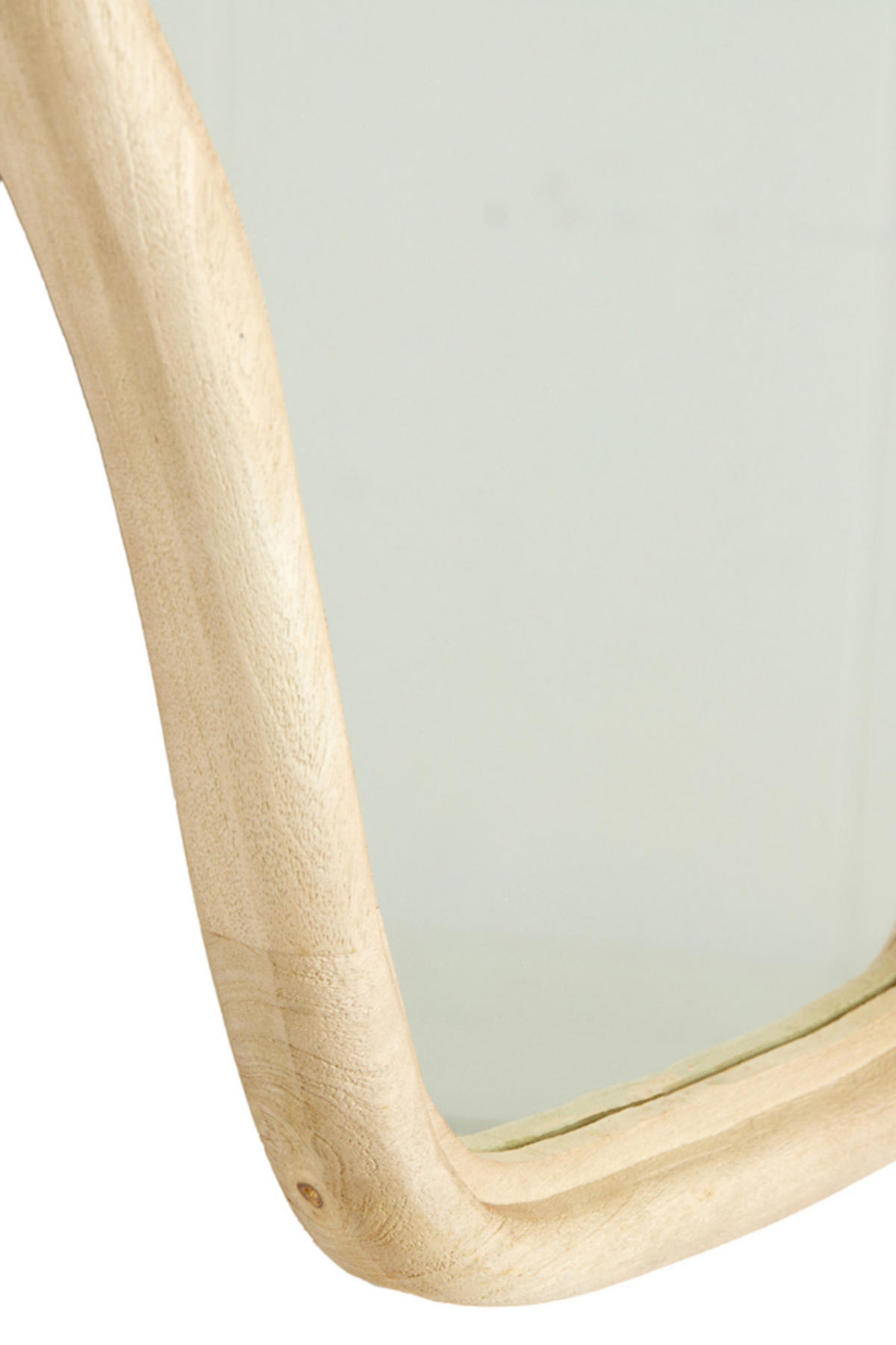 SPIEGEL Celano Braun 44/4/80 cm - Hellbraun, Holz (4/80/44cm) - Light & Living