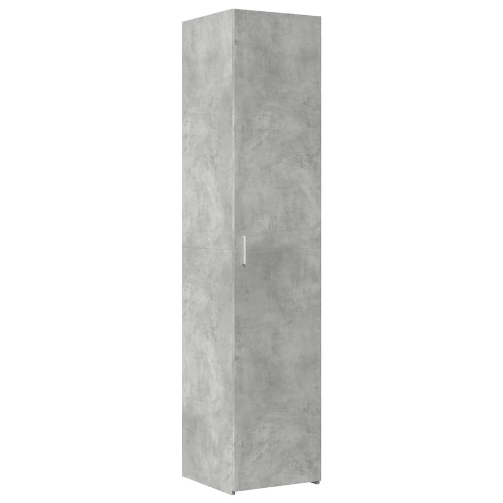 HIGHBOARD Betongrau 40/42,5/185 Cm Holzwerkstoff - Grau, Holzwerkstoff (42.5/185/40cm) - vidaXL