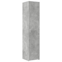 HIGHBOARD Betongrau 40/42,5/185 Cm Holzwerkstoff - Grau, Holzwerkstoff (42.5/185/40cm) - vidaXL
