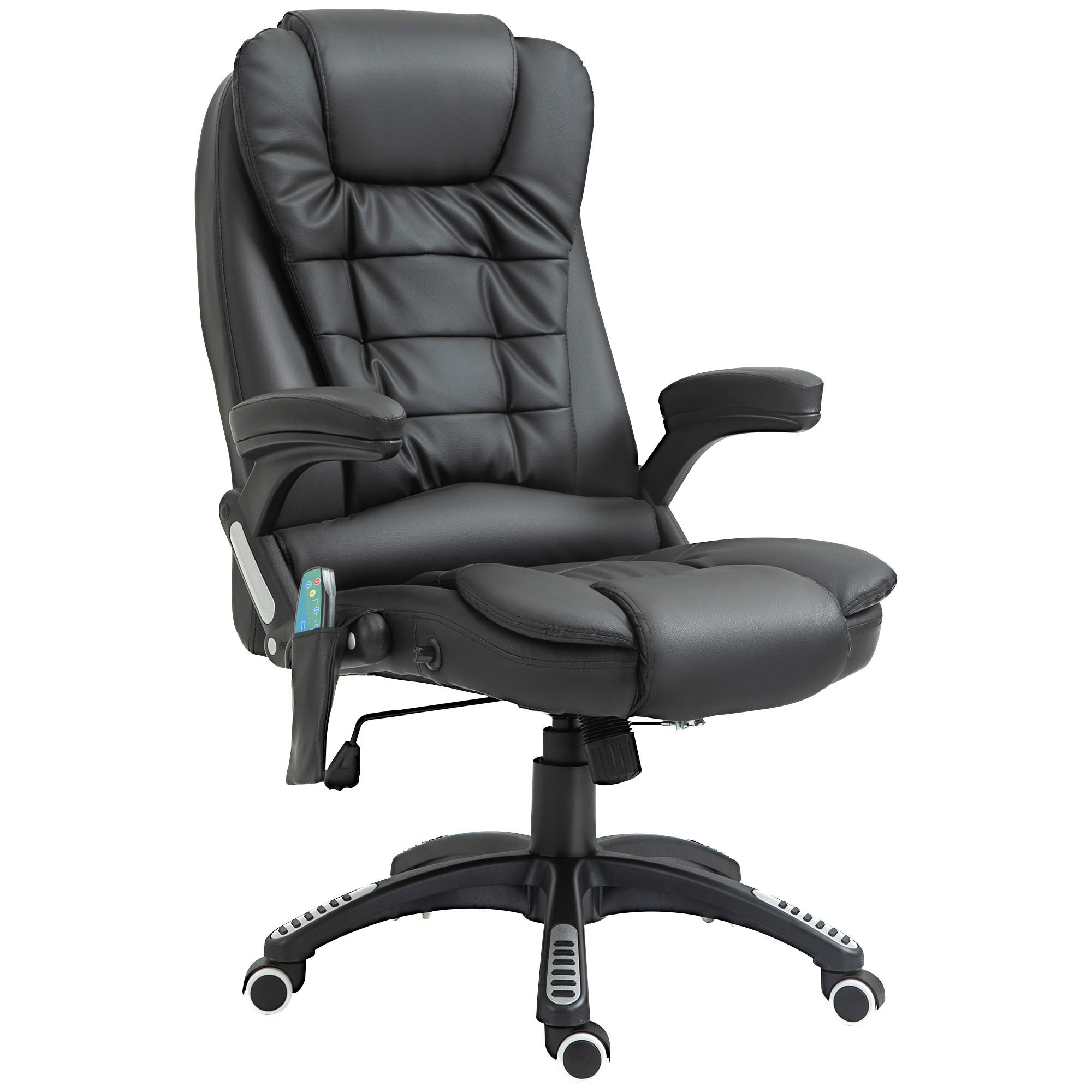 BÜROSTUHL Massage Schwarz - Schwarz, Kunststoff (70/121/70cm) - Jamb