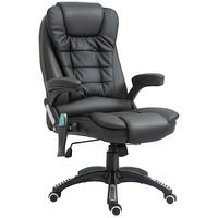 BÜROSTUHL Massage Schwarz - Schwarz, Kunststoff (70/121/70cm) - Jamb