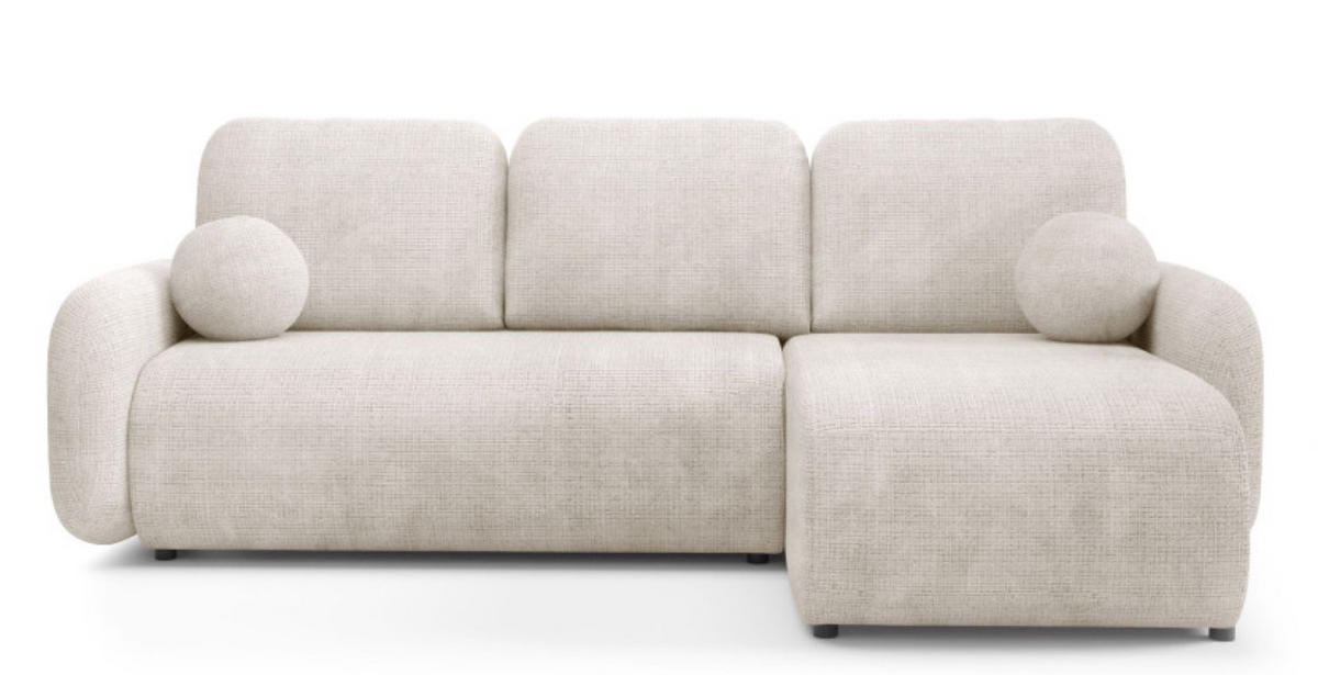 ECKSOFA Beige KOMA Mit Schlaffunktion - Beige, Textil (228/147cm) - Sepro Meble