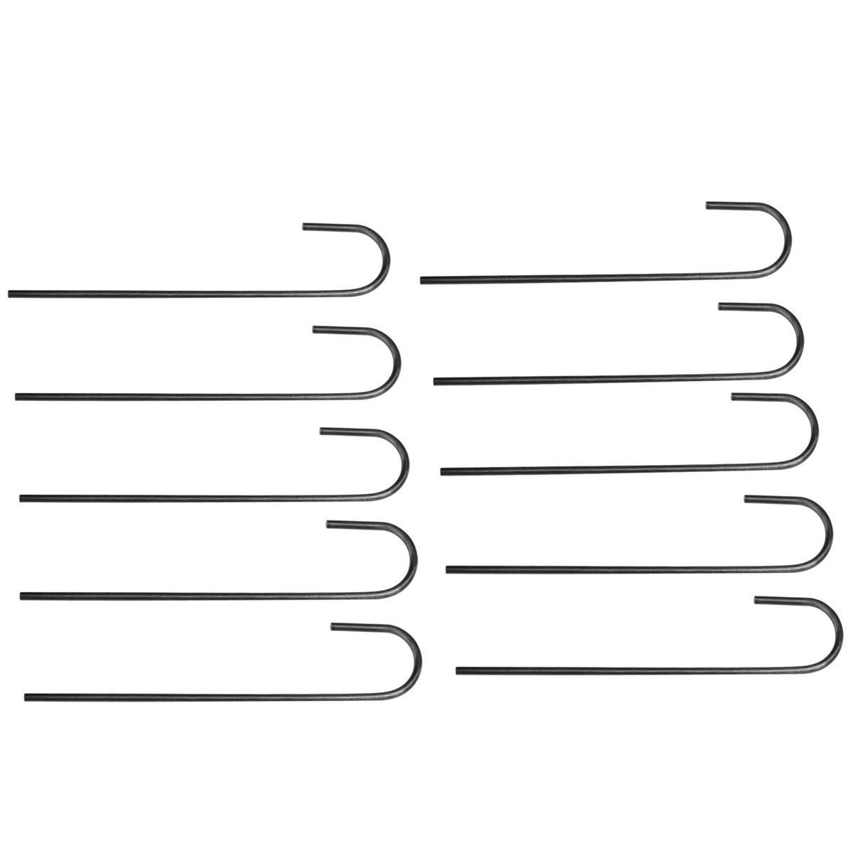 ROSENBOGEN, Metall, Schwarz - Schwarz, Metall (30/230/114cm) - Outsunny