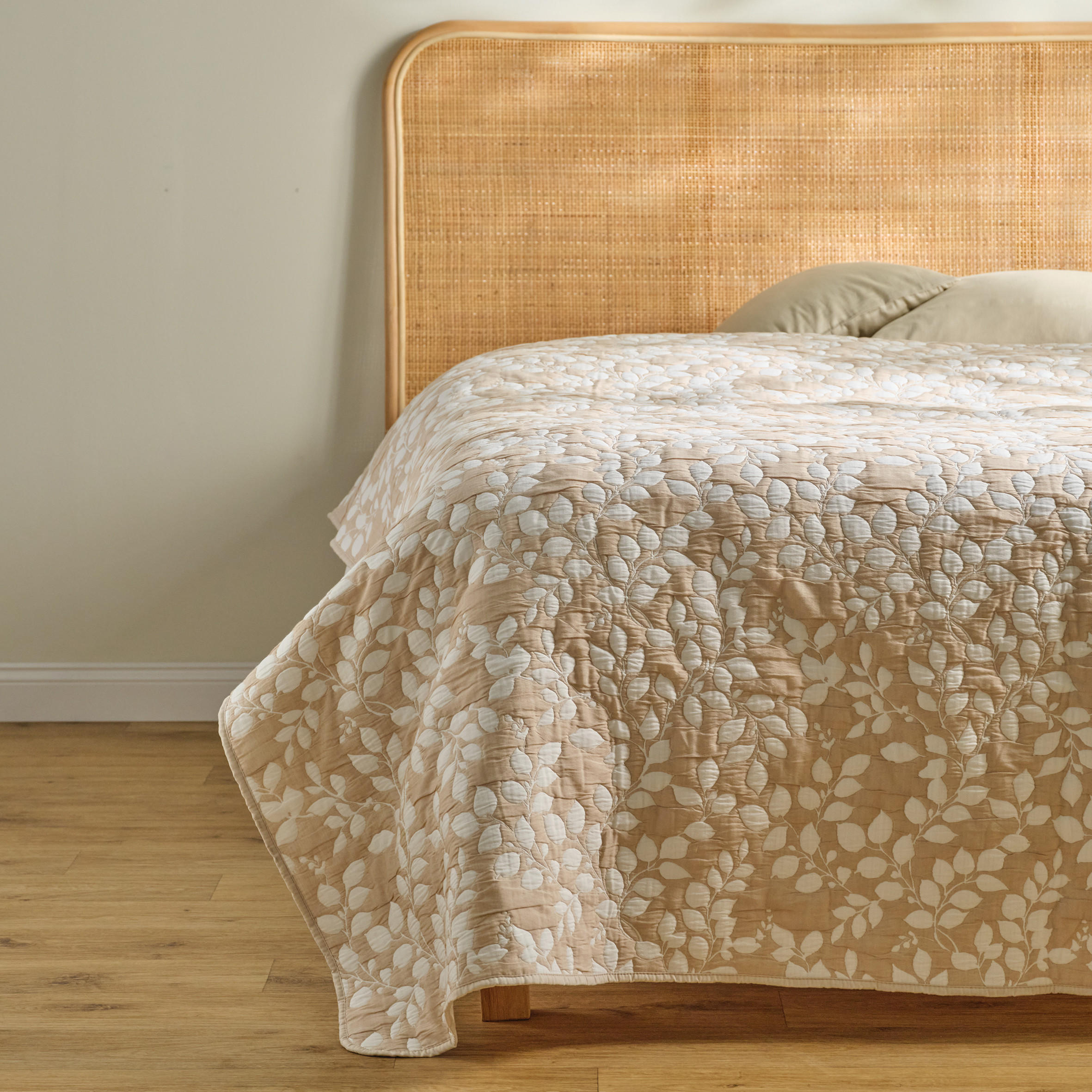 TAGESDECKE Blaterra - Beige, Textil (200/220cm) - home&you