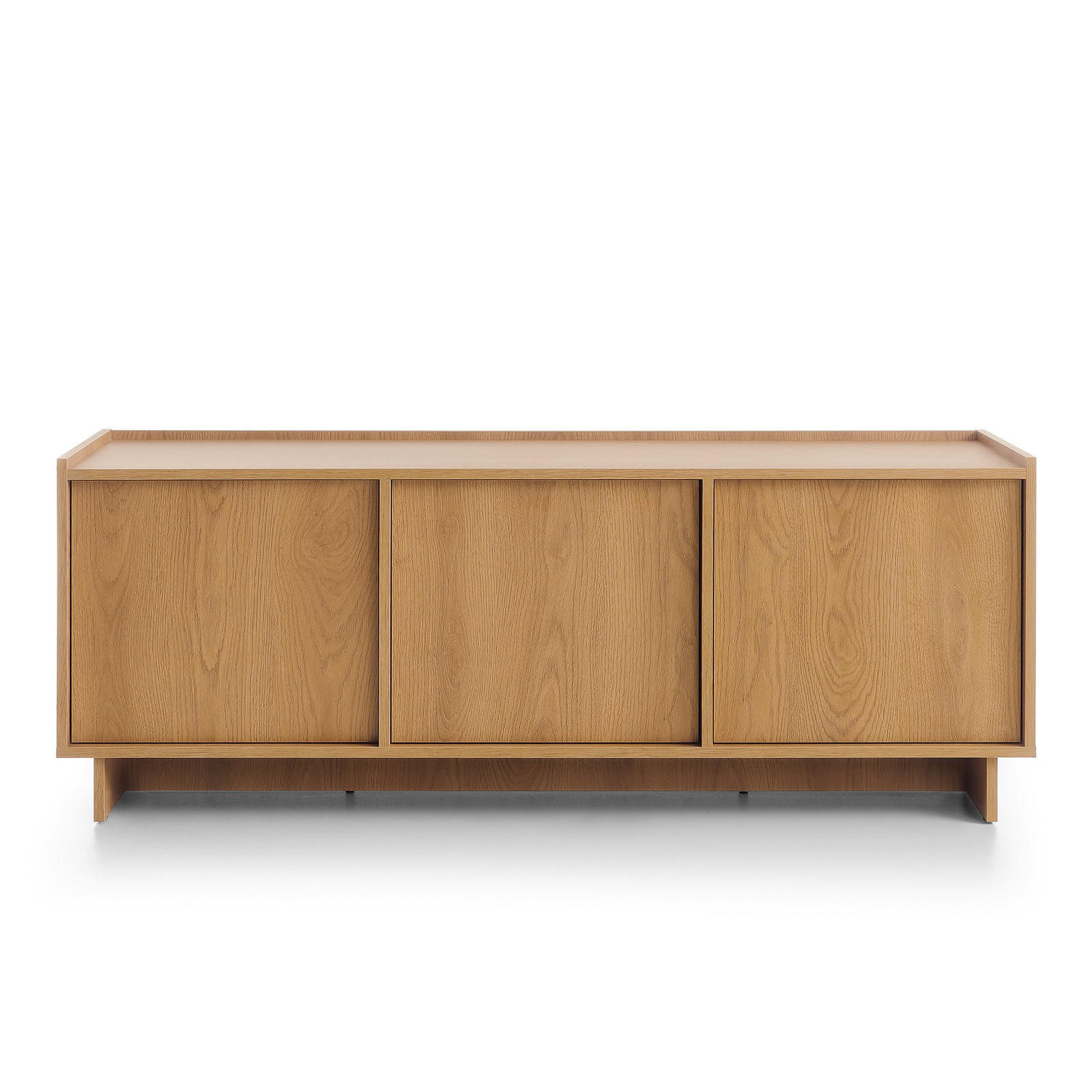 TV-LOWBOARD SUNA 147 cm (Karamell Eiche, Push to Open) - Eichefarben, Holz/Holzwerkstoff (147/55/39cm) - Ravio