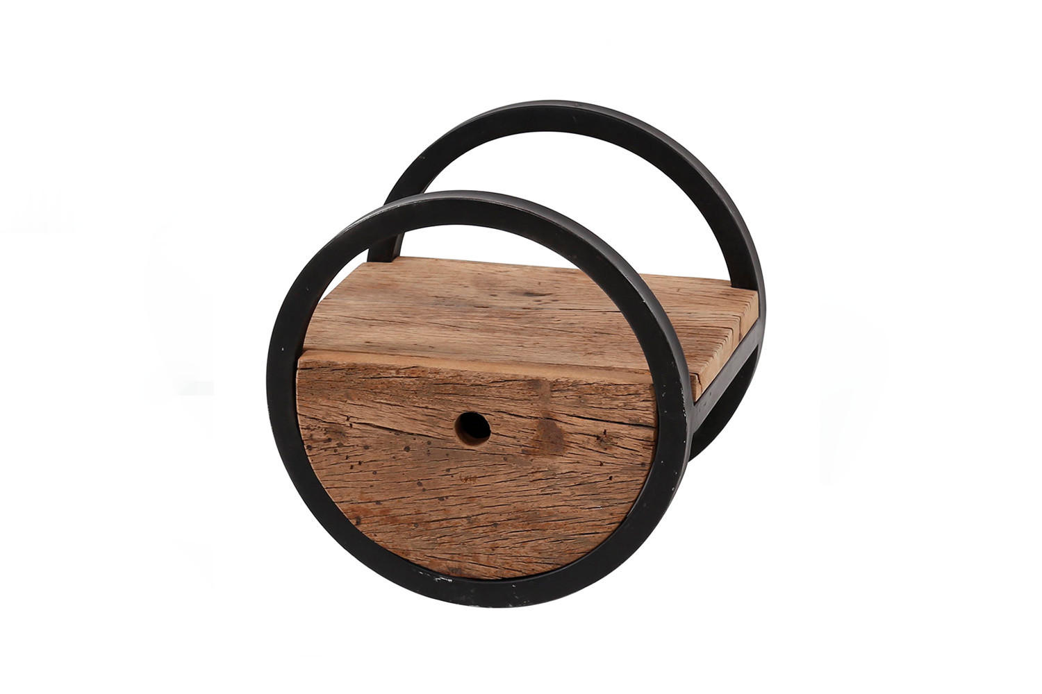 WANDREGAL RADEL Braun Holz - Braun, Holz (30/30/25cm) - KAWOLA