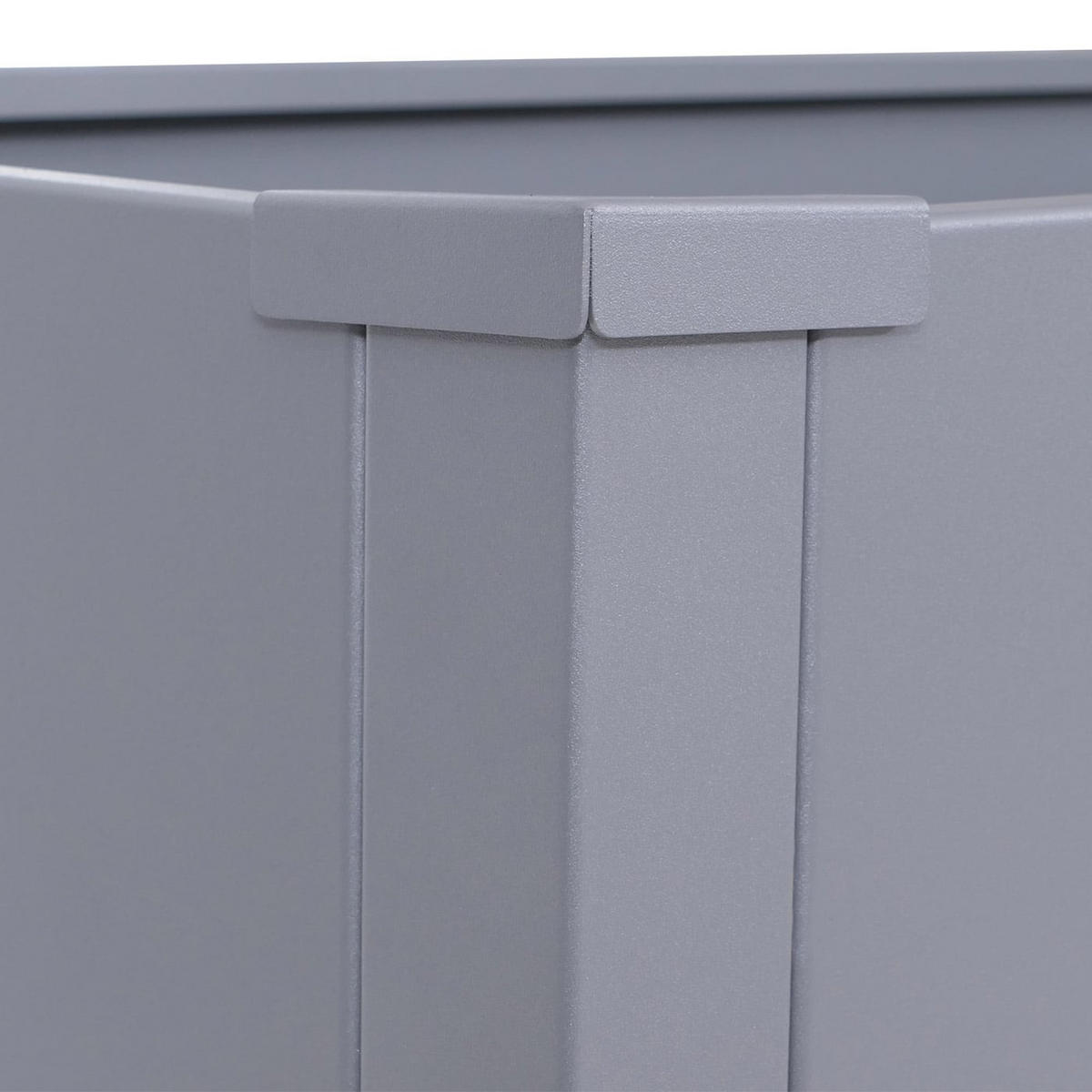 HOCHBEET 3er-Set 77x150x100cm Grau - Grau, Metall (150/77/100cm) - PROREGAL