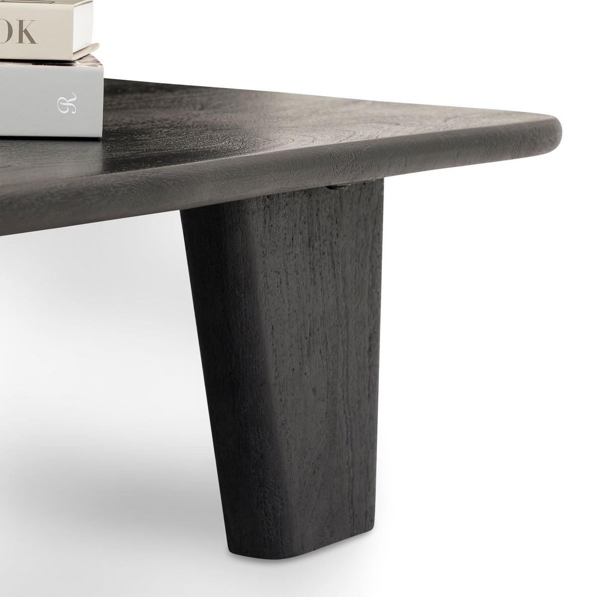 COUCHTISCH BIHAR schwarz - Schwarz, Holz (60/140/27cm) - IDIMEX