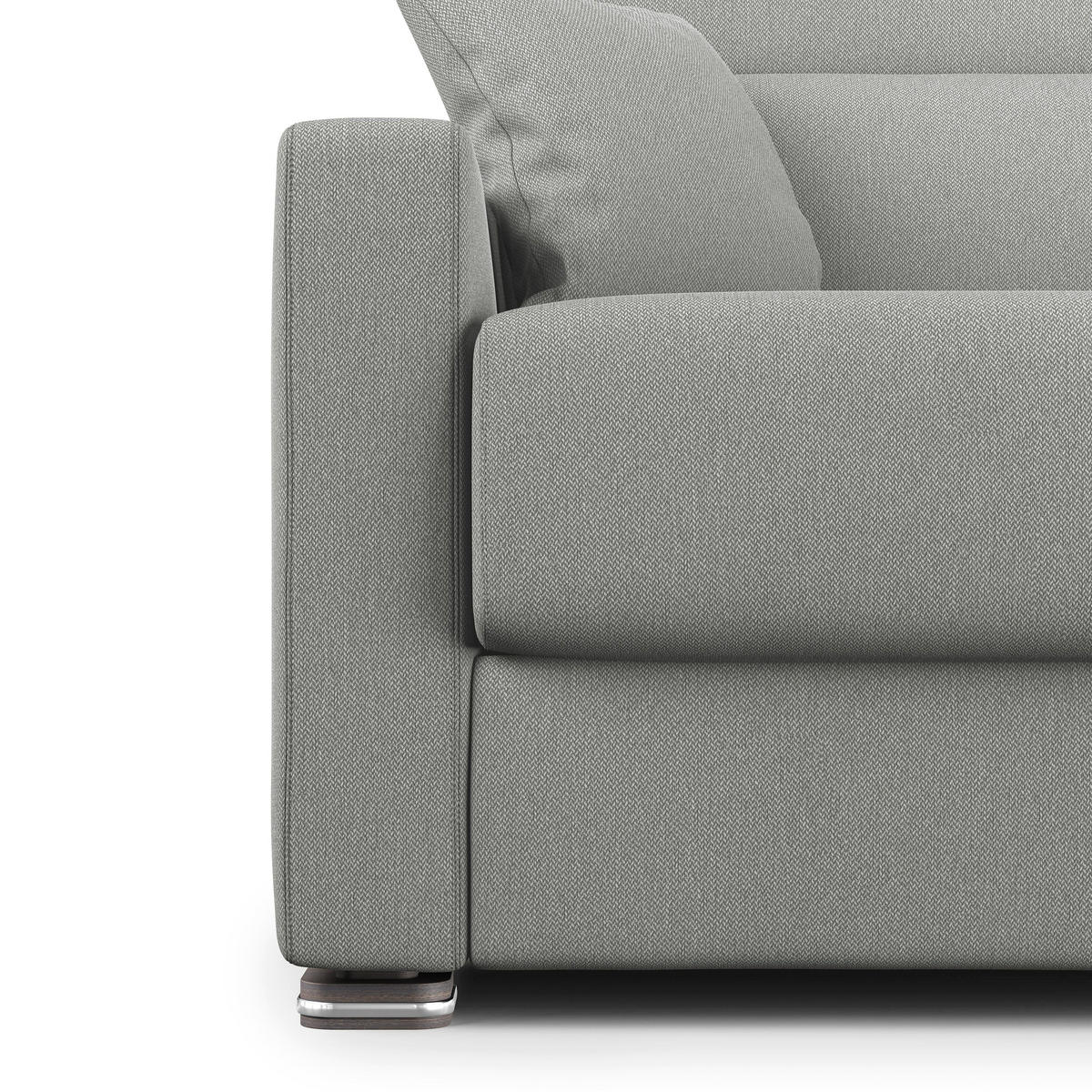 SCHLAFSOFA Amber - Grau, Textil (171/100/98cm) - Divani.store