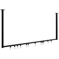 KLEIDERSTANGE Metall Schwarz - Schwarz, Metall (120/60/7cm) - CLP