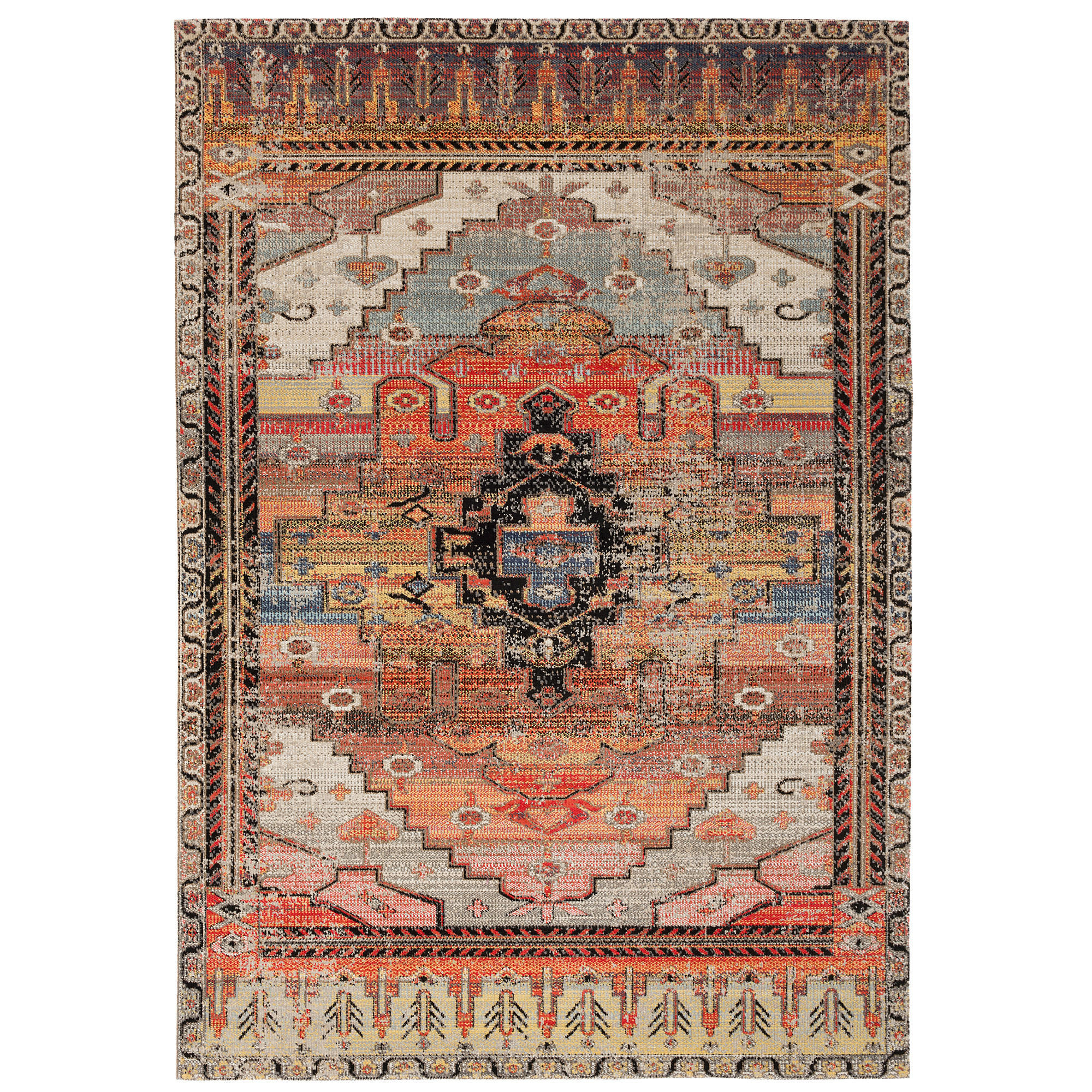 Pergamon Kurzflor Rost 120x170 cm