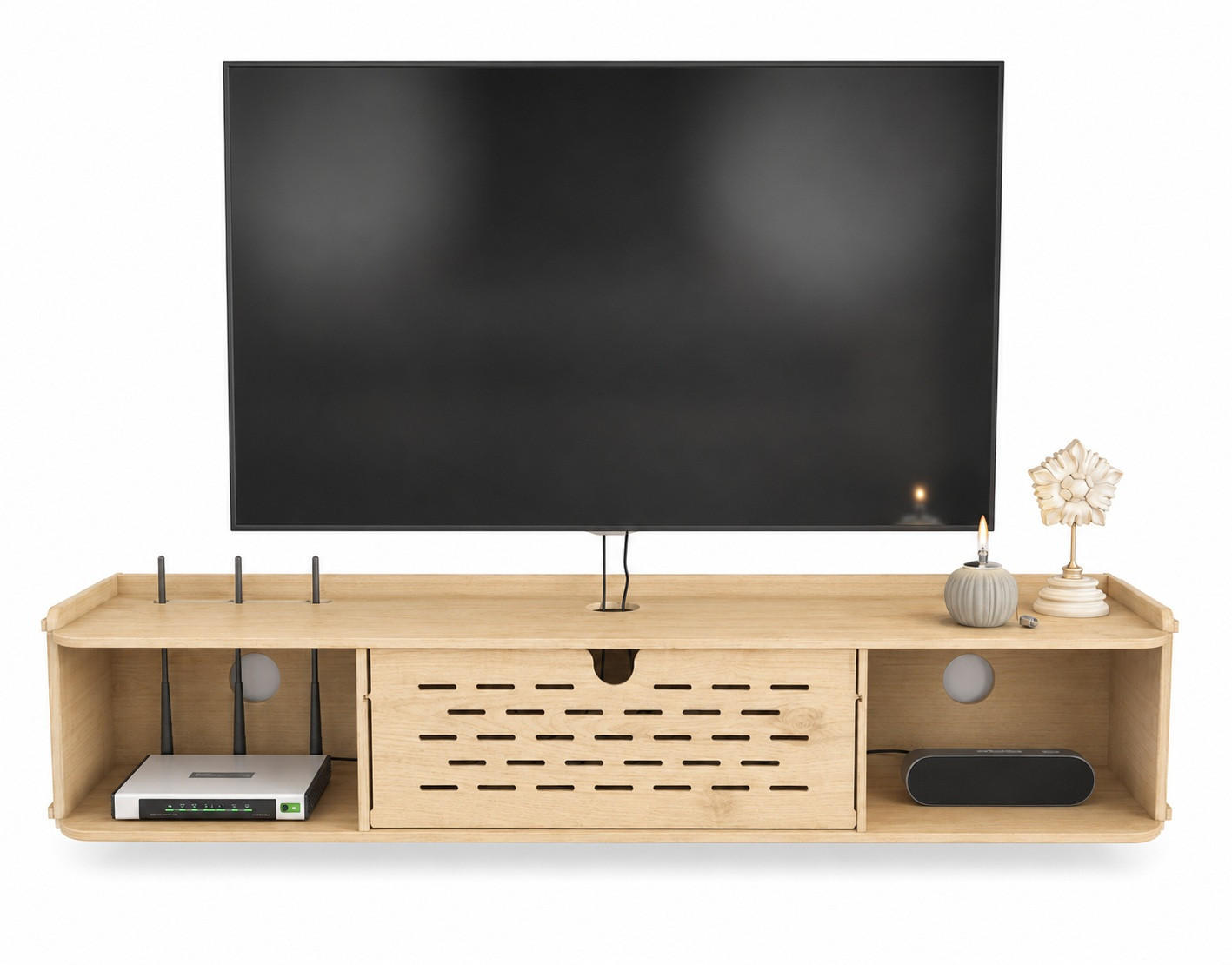 Decorotika Tv-Element Eiche 116.5x19.5x22 cm