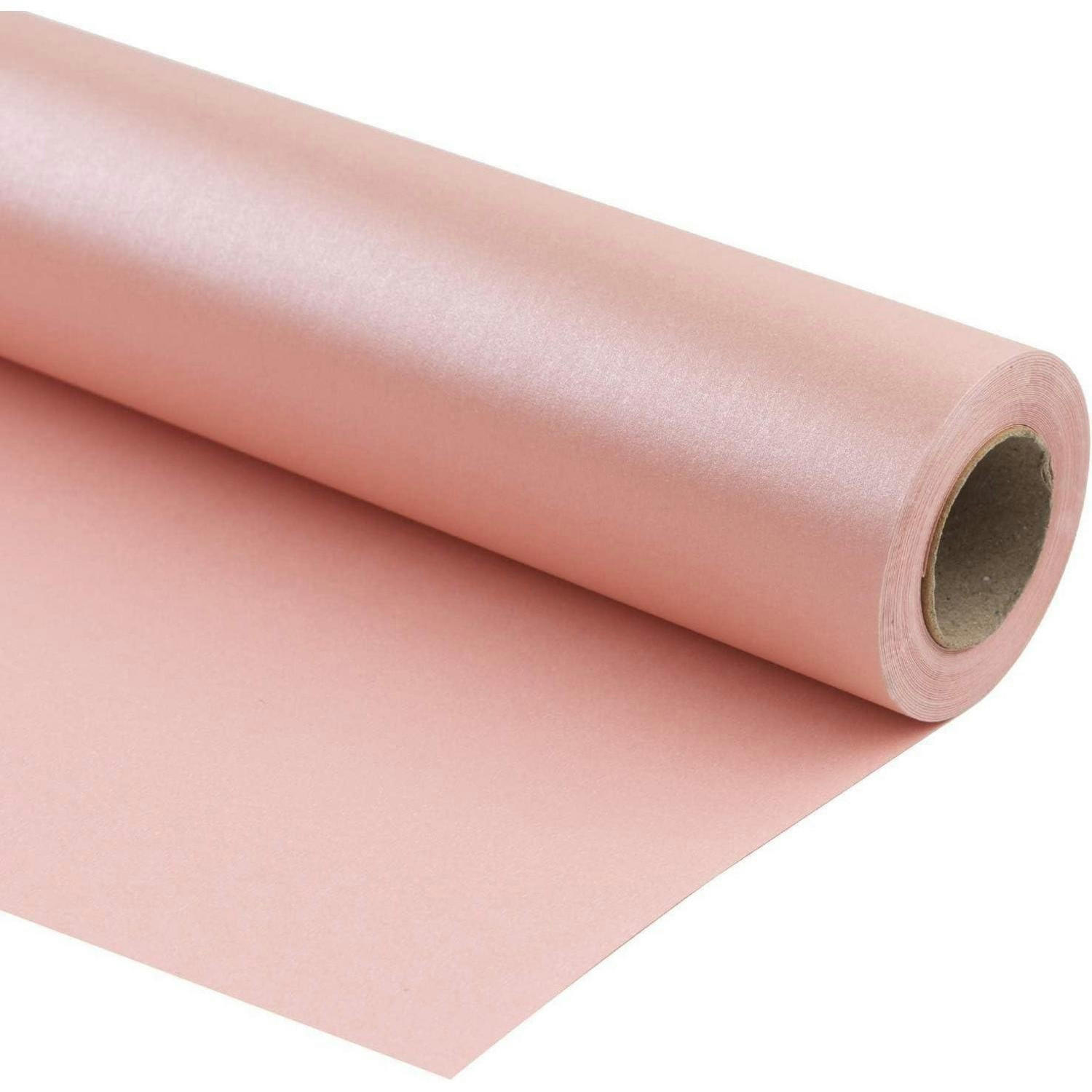 GESCHENKPAPIER Rosa Matt mit Perlglanz 76 cm x 10 m - Rosa, Papier (4/4/76cm)
