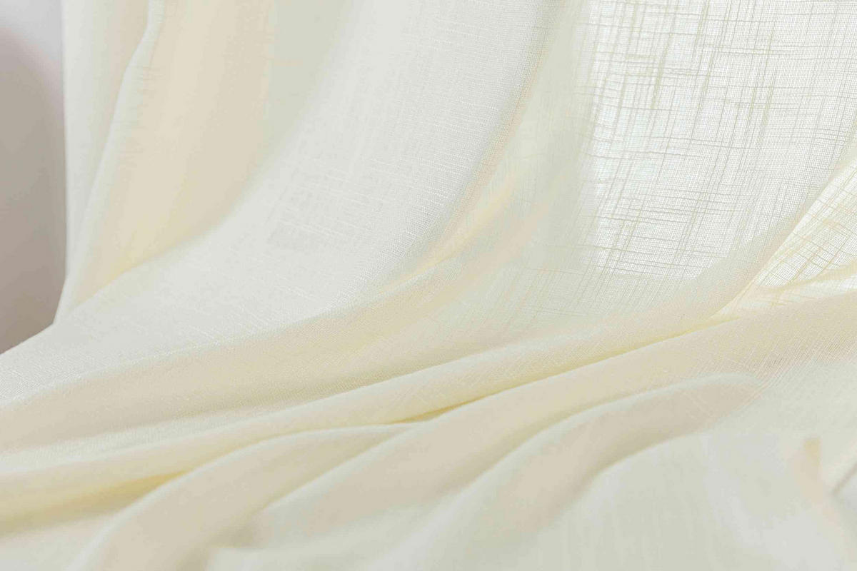GARDINE SEOUL HxB 245x140 cm Creme - Creme, Textil (140/245cm) - Gardinenbox