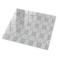 GLASPLATTE 80x60 cm – Stilvolles Mosaik - Grau, Glas (0.4/80/60cm) - ArtPrintCave