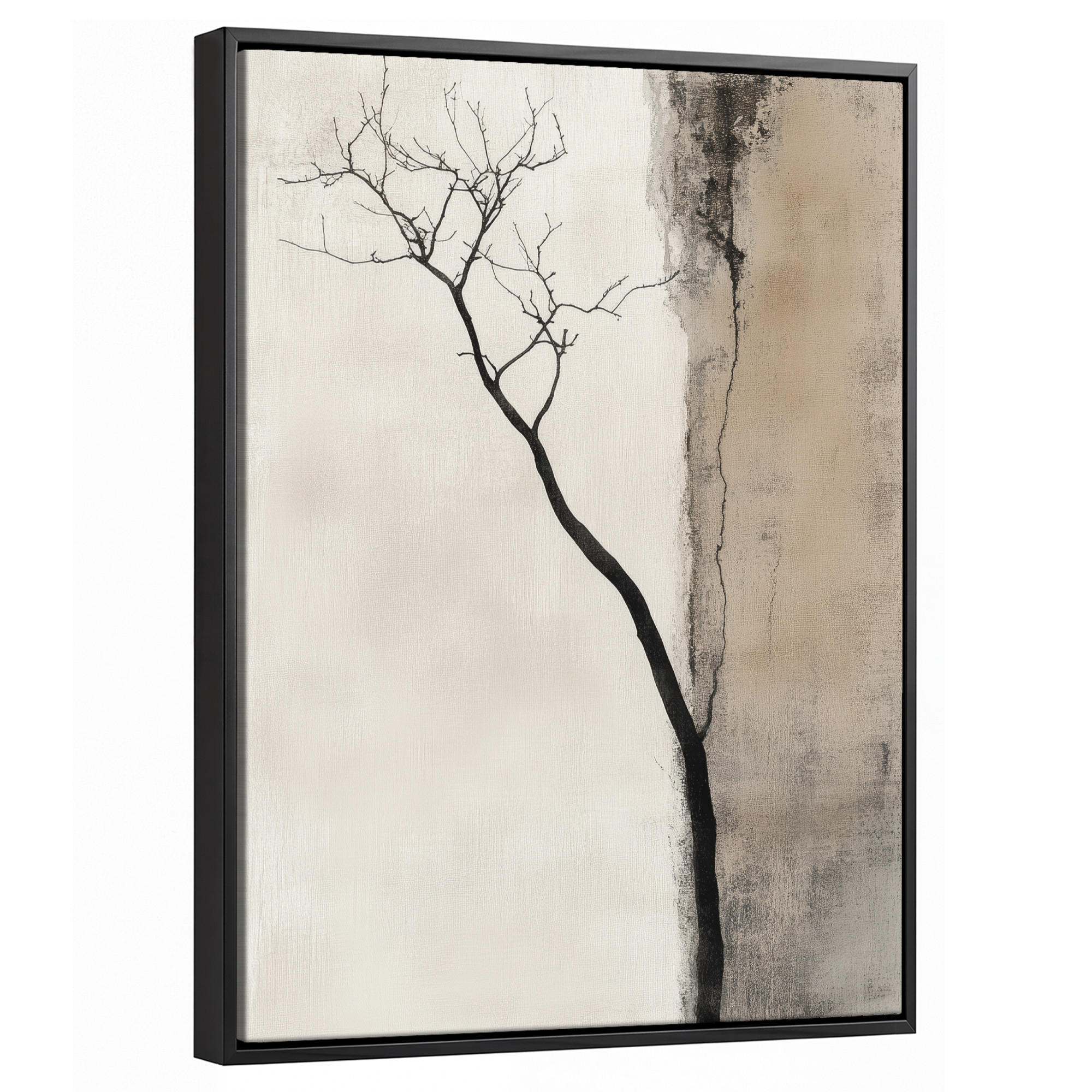 MuchoWow Leinwand Taupe 30x40 cm