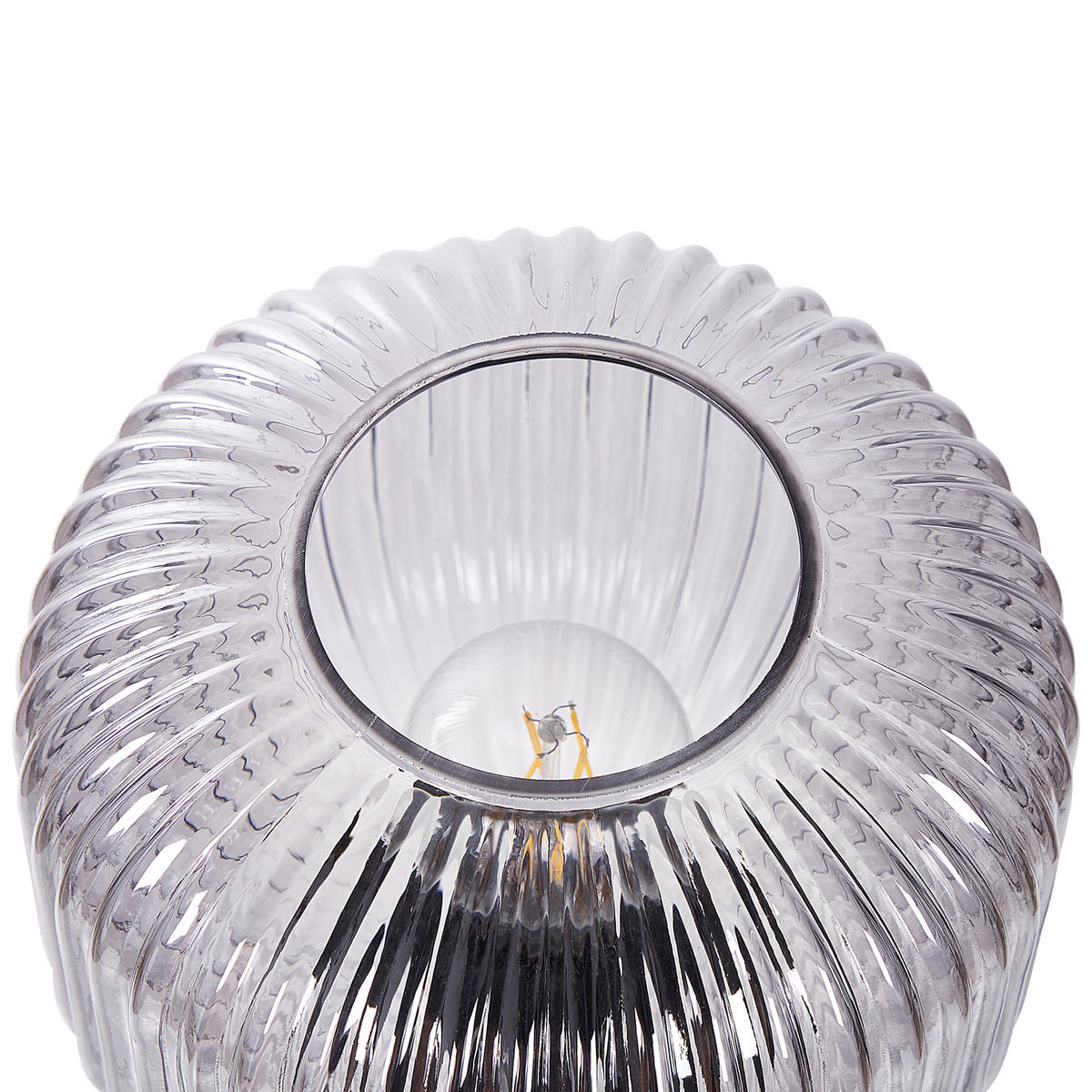 TISCHLAMPE Tosna 19/19/50 cm - Schwarz, Metall (19/19/50cm) - Beliani
