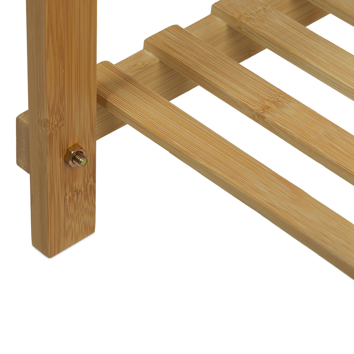 PFLANZENREGAL - Hellbraun, Holz (62/101/62cm) - Relaxdays