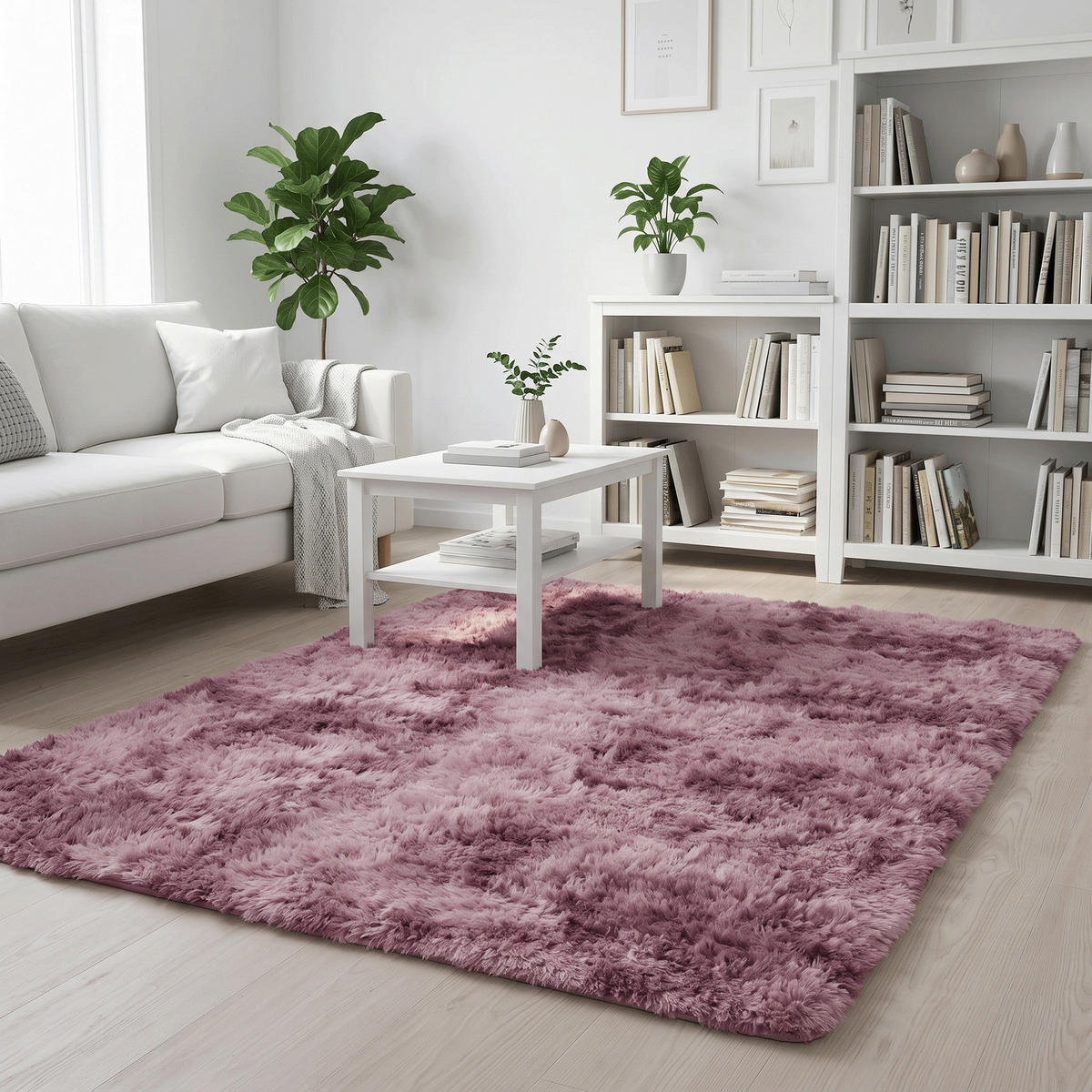 HOCHFLOR SHAGGY TEPPICH FLUFFY - Altrosa, Textil (200/250cm) - Pergamon