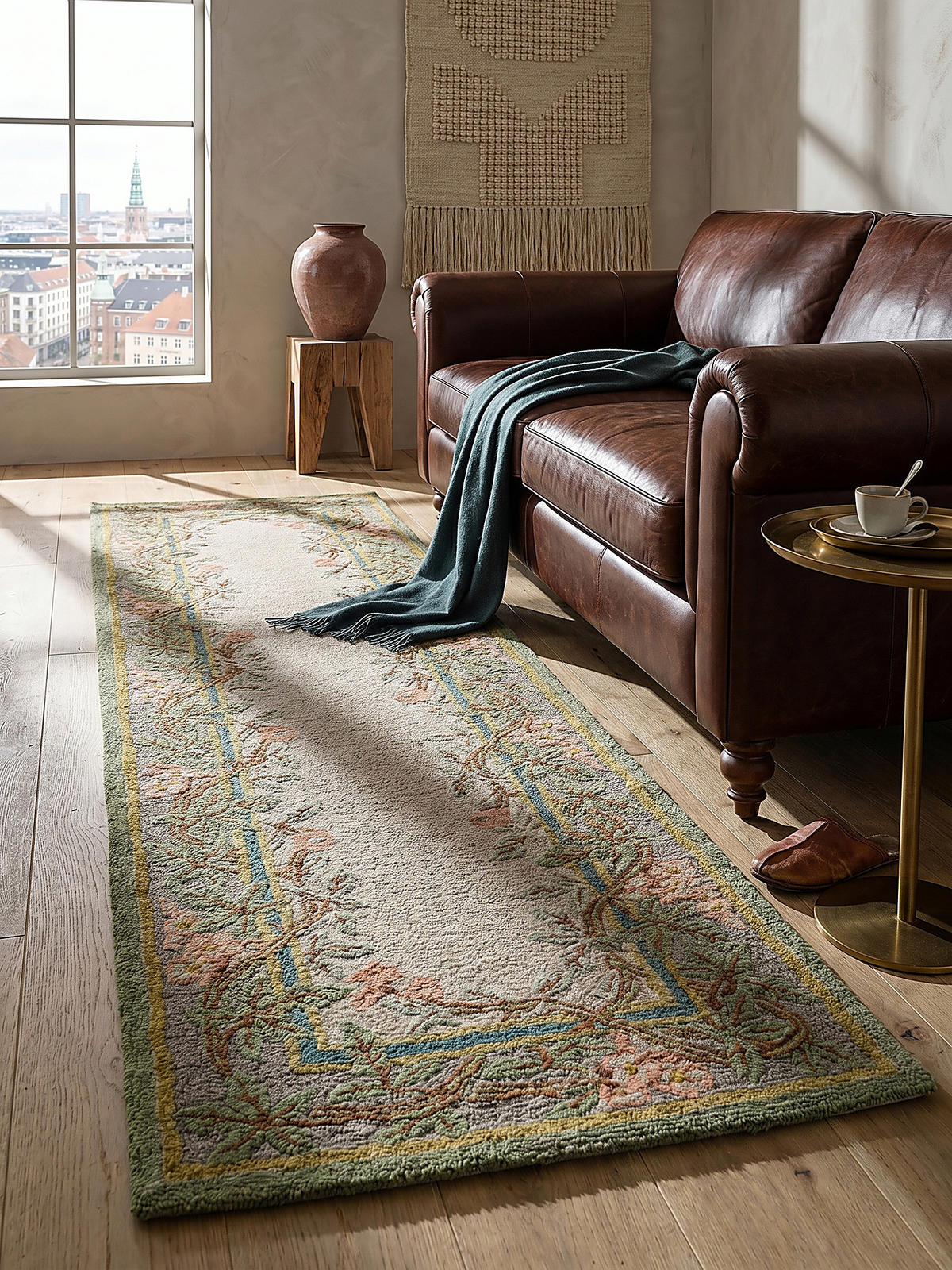 TEPPICH aus Wolle SOAR in Bunt, floral, 80 x 300 cm - Multicolor, Textil (80/300cm) - KADIMA DESIGN