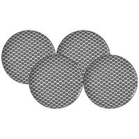 SPEISETELLER Takeo Circles schwarz-weiß ø 26,5 cm 4er Set - Schwarz/Weiß, Keramik (26.5cm) - Ritzenhoff Breker