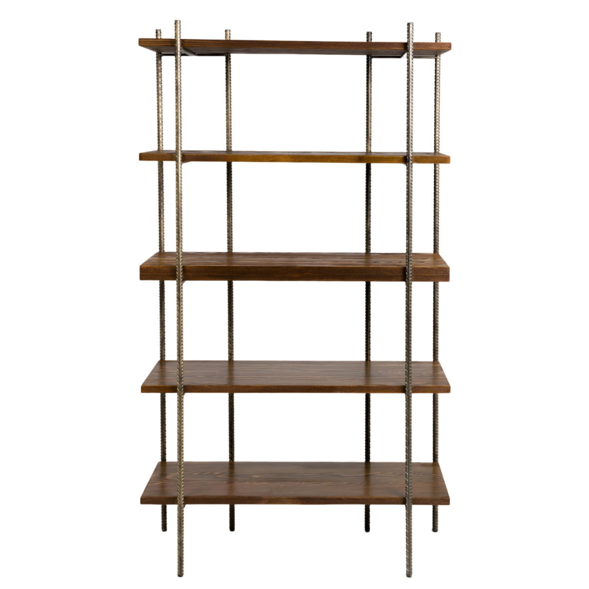 HOLZBÜCHERREGAL für das Büro oder Wohnzimmer HEGEL - Eichefarben, Holz (90/160/35cm) - Rawood Furniture