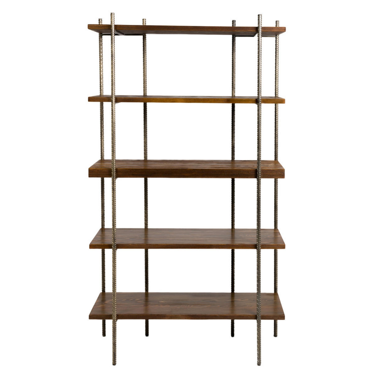 HOLZBÜCHERREGAL für das Büro oder Wohnzimmer HEGEL - Eichefarben, Holz (90/160/35cm) - Rawood Furniture