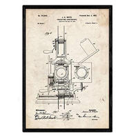 POSTER Kinetoscopio Patent 2 A3 Rahmenlos - Klar, Papier (29.7/5/42cm) - Nacnic