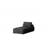 GARTENCHAISELONGUE Liegestuhl Für Den Garten MALIBU Schwarz - Schwarz, Holz (90/73/194cm) - Kaiser Möbel