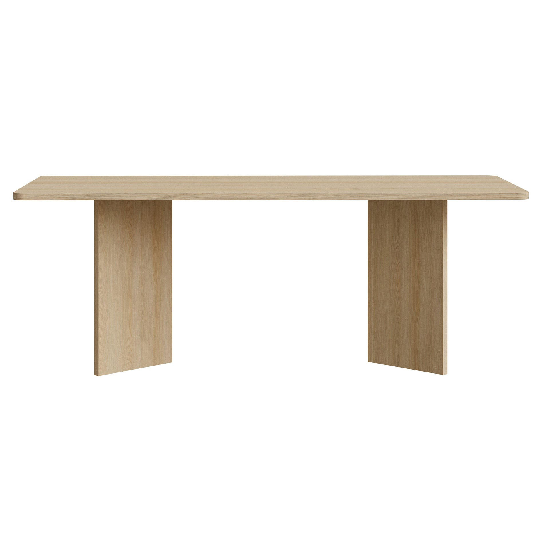 ESSTISCH Qubeo Holzoptik Eiche 204x90 cm - Eichefarben, Holzwerkstoff (90/204/75cm) - Selsey