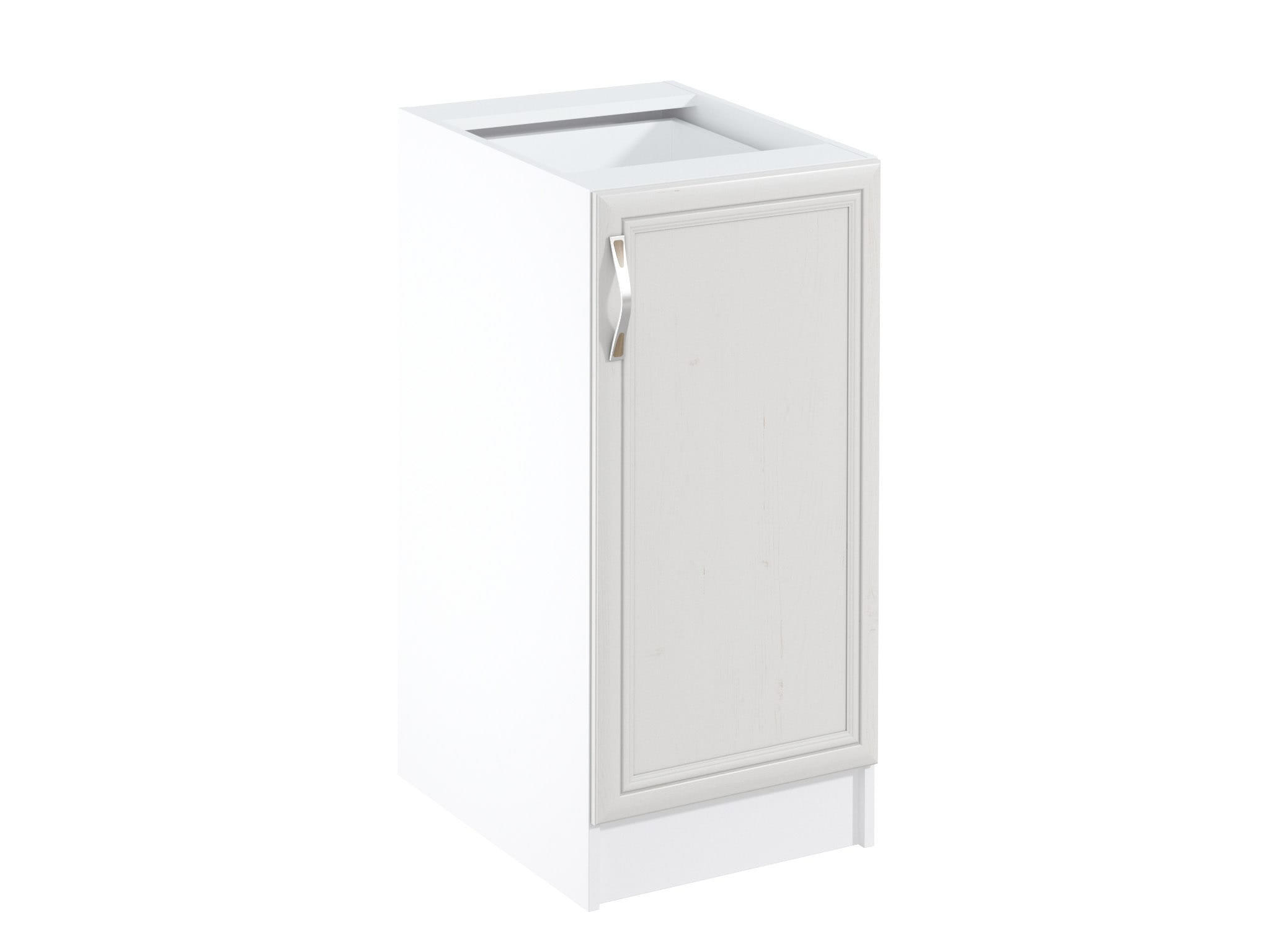 UNTERSCHRANK D40 – Sycylia Weiß – Weiß / Creme / Rechts - Creme/Weiß, Holzwerkstoff (40/82/47cm) - ROYAL24_MARKT