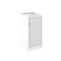 UNTERSCHRANK D40 – Sycylia Weiß – Weiß / Creme / Links - Creme/Weiß, Holzwerkstoff (40/82/47cm) - ROYAL24_MARKT