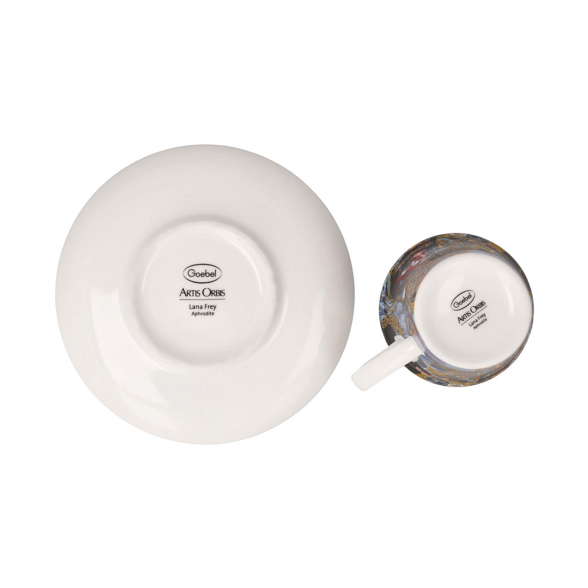 ESPRESSOTASSE Lana Frey Aphrodite, Fine Bone China, Bunt, 100 ml - Multicolor, Keramik (0.1L) - Goebel