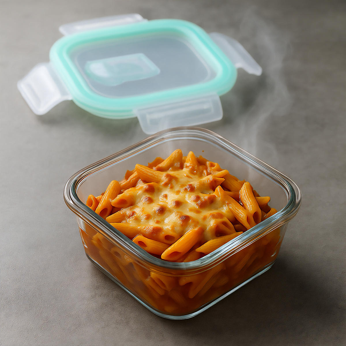 GLASBEHÄLTER-SET - Transparent, Glas/Kunststoff (14.5/7/14.5cm) - Relaxdays