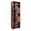 BADSCHRANK Ilias Eiche rustikal 60 x 190 cm mit Türen und offenen Fächern - Wildeiche, Holzwerkstoff (60/190/30cm) - Vicco