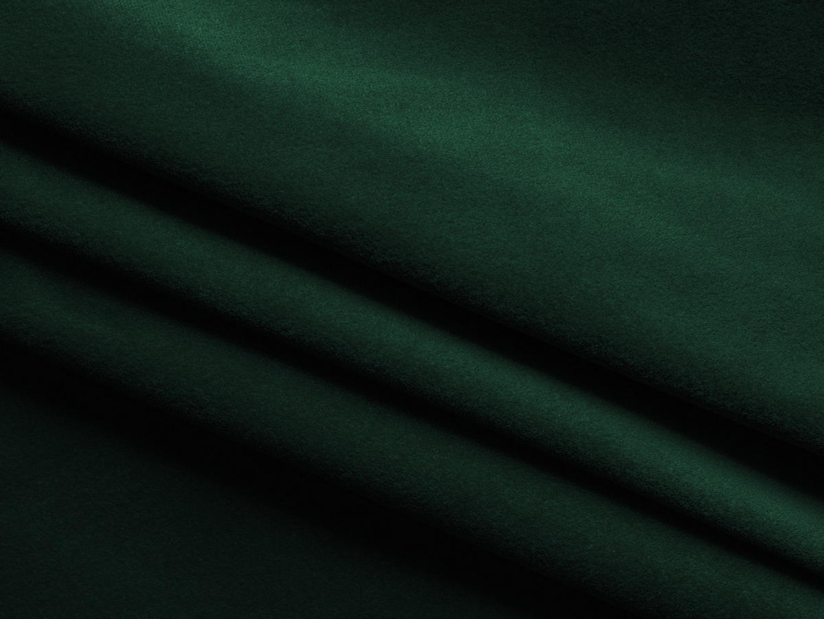 ECKSOFA mit Schlaffunktion Samt Stoff Grün - Dunkelgrün/Schwarz, Kunststoff/Textil (149/278cm) - Makamii
